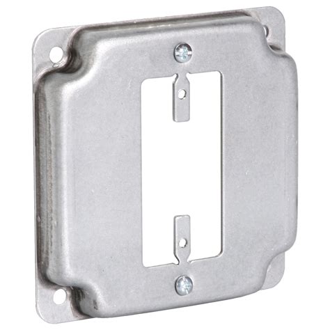 junction box cover plate lowes|4x4 single outlet cover plate.